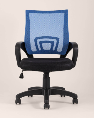 Кресло офисное TopChairs Simple синее фото Кресло офисное TopChairs Simple синее. Фото №5