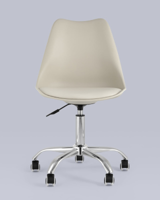 Стул офисный BLOK NEW пластиковый бежевый фото Стул офисный BLOK NEW пластиковый бежевый. Фото №5