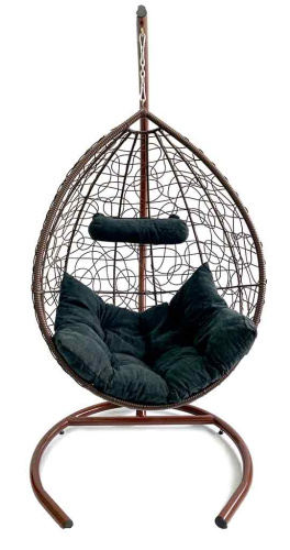 Подвесное кресло "КРИТ", цвет: коричневый. Фото №5