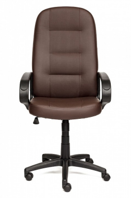 Компьютерное кресло DEVON кож/зам, коричневый/коричневый перфорированный, 36-36/36-36/06  id -. Фото
