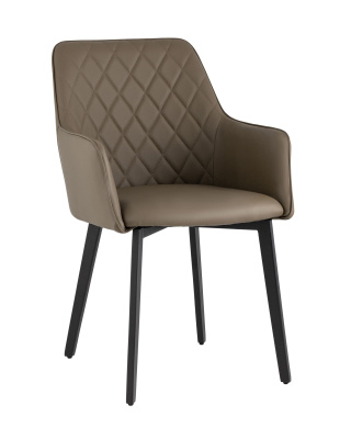 Стул Прайм экокожа коричневая. Фото