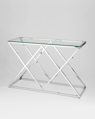 Консоль ИНСИГНИЯ 120*40 серебро. Фото