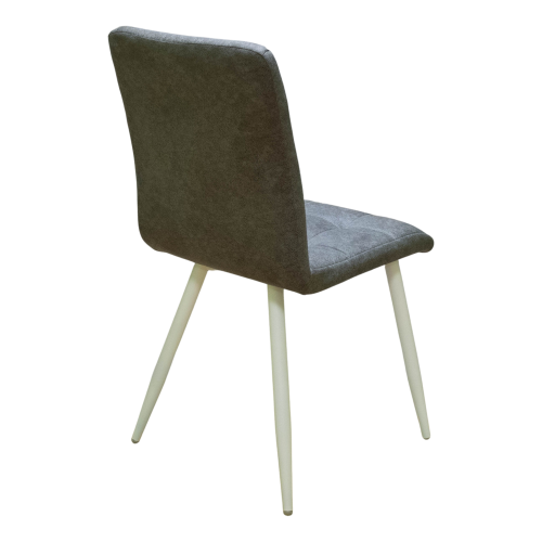 Стул Доби (Каркас (белый 9016 матовый) тк. коллекции Safari серый 018). Фото №6