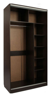 Рио 2-600* (полки справа) венге/крем. Фото