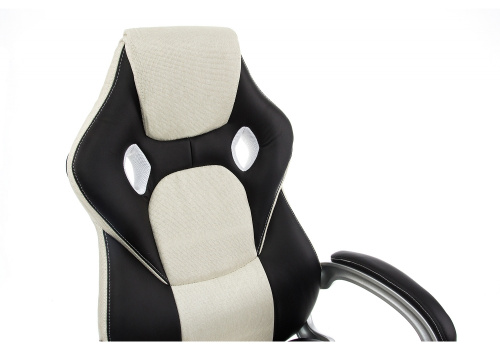 Компьютерное кресло Navara кремовое / черное. Фото №7