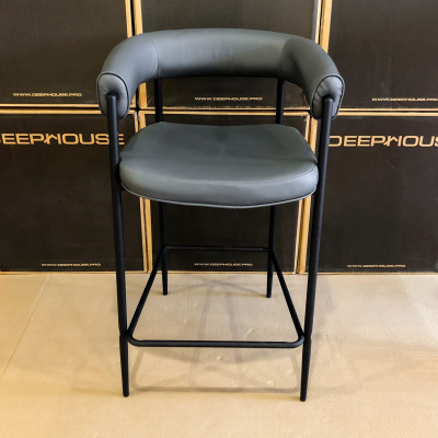 Стул полубарный  Манчестер темно-серый фото Стул полубарный  Манчестер темно-серый. Фото №5