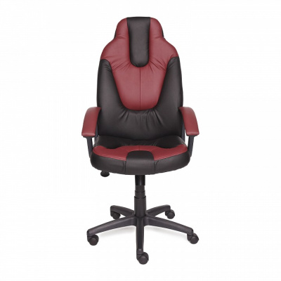 Компьютерное кресло NEO (2) [кож/зам, черный/бордо, 36-6/36-7] id -. Фото