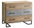 Комод с 3 ящиками Loft Дуб натур/Бетон. Фото №1