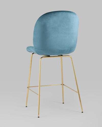 Стул полубарный Beetle со спинкой маренго. Фото №7