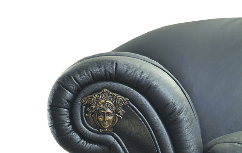 Диван Versace 2-х местный лавсит черный. Фото №15