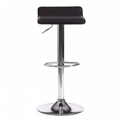 Стул барный KOST (mod. KY509) металл, экокожа, 38*39*63-84 см, черный/хром (поставляется по 2 шт) фото Стул барный KOST (mod. KY509) металл, экокожа, 38*39*63-84 см, черный/хром (поставляется по 2 шт). Фото №2