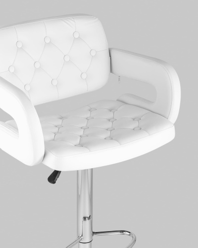 Стул барный Бентли белый. Фото №9