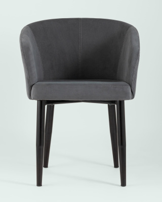 Кресло Ральф велюр тёмно-серый фото Кресло Ральф велюр тёмно-серый. Фото №5