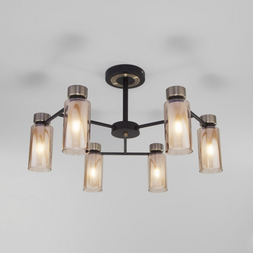 Потолочная люстра Eurosvet Amado 70115/6 черный. Фото №2