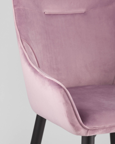 Стул Диана велюр сиреневый. Фото №8