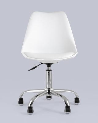 Стул офисный BLOK NEW пластиковый белый фото Стул офисный BLOK NEW пластиковый белый. Фото №5