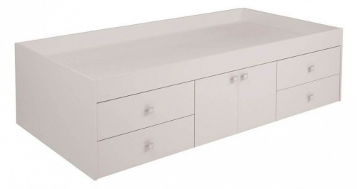 Кровать Polini kids Simple 3100 Н, белый. Фото №1