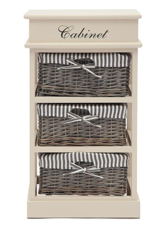 Тумба Ouverture 3 4336 с 3-я корзинами и ящиком. Фото №7