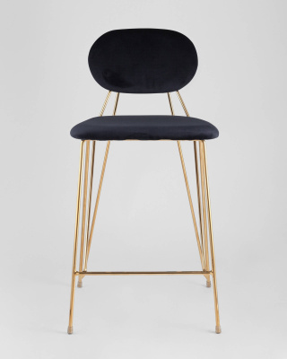 Стул Элис полубарный темно-синий. Фото