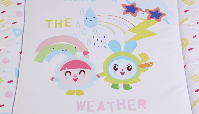 Доска пеленальная Polini Kids Малышарики Солнечный день,. Фото