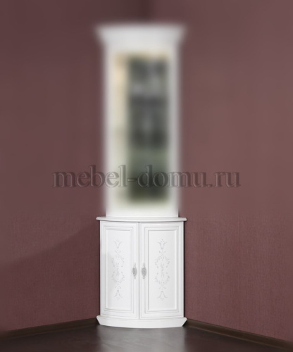 Шкаф для посуды угловой Милан 4-01. Фото №1