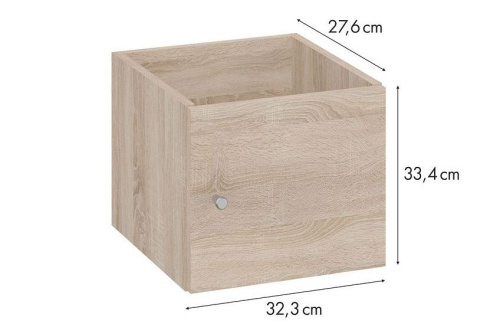 Ящик Polini Home Smart, древесина коричневая светлая дуб. Фото №7