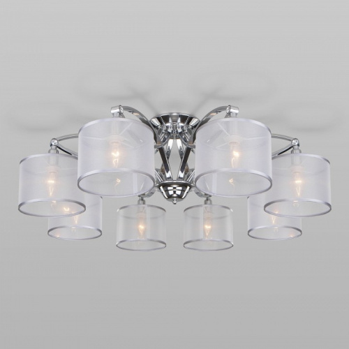 Потолочная люстра Eurosvet Fabiola 60109/8 хром. Фото №2