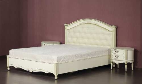 Кровать 1600 Палермо 58-01 с высокой спикой. Фото №1