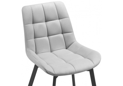 Стул Челси черный / светло-серый. Фото