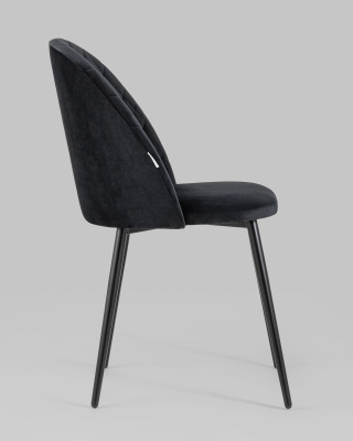 Стул Марсель велюр черный. Фото