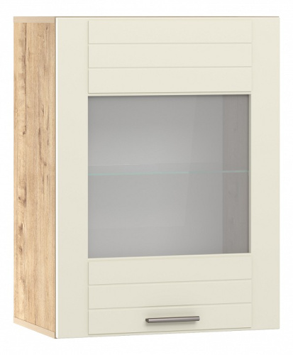 Шкаф навесной  Livorno НМ 011.30-01, Софт Панакота, Дуб Бунратти. Фото №1