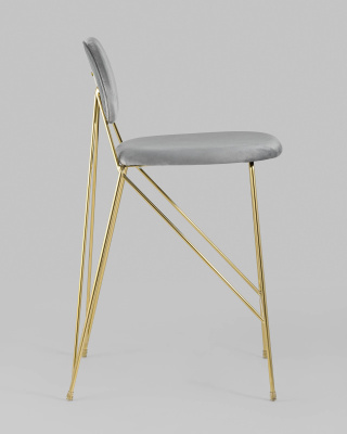 Стул Элис полубарный светло-серый фото Стул Элис полубарный светло-серый. Фото №5