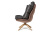 Кресло HUSK DC-1565C коричневое. Фото №7