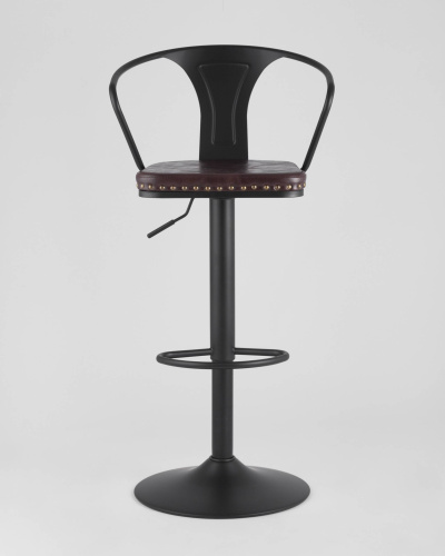Стул барный TOLIX ARMS SOFT черный матовый. Фото №4