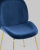 Стул Palma Gold, синий. Фото №9