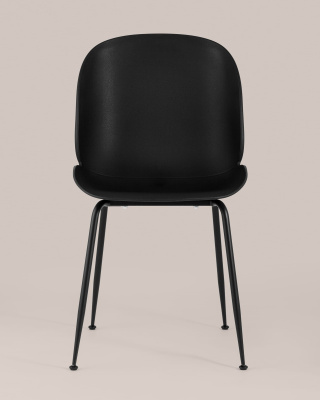 Стул Beetle пластик черный. Фото