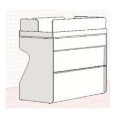 Тахта раздвижная с двумя выдвижными ящиками АЙС. Фото