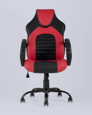 Кресло игровое TopChairs Racer Midi черно-красное. Фото