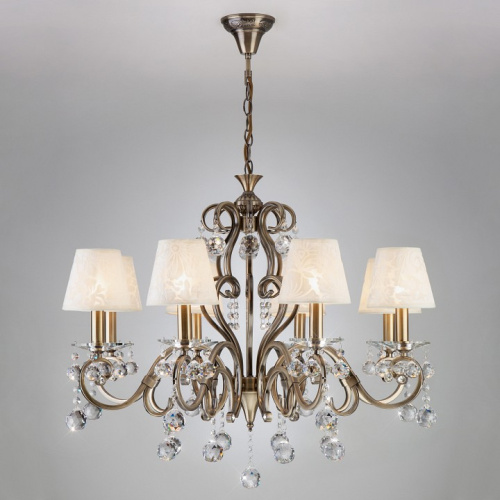 Подвесная люстра Eurosvet Eileen 1448/8 античная бронза Strotskis. Фото №2
