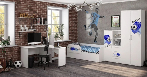 Кровать Трио,белый фото Кровать Трио,белый. Фото №3