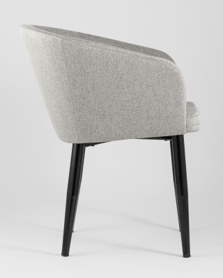 Кресло Ральф рогожка серый. Фото