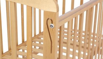 Кроватка Polini Kids Simple 304, коричневый. Фото №4