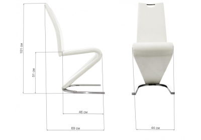 Стул Barlo белый. Фото №3