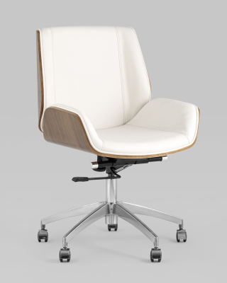 Кресло офисное TopChairs Crown бежевое. Фото №3