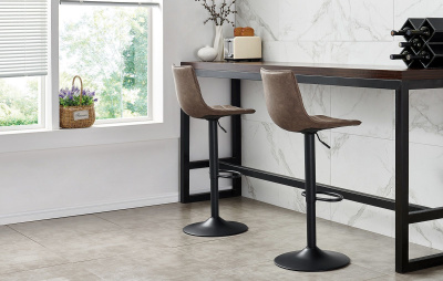 Стул барный CQ-8280E-P коричневый 2075 фото Стул барный CQ-8280E-P коричневый 2075. Фото №3