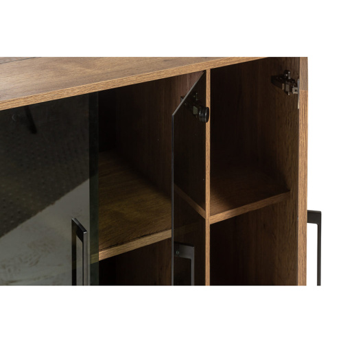 Тумба под оргтехнику Loft Дуб Табак. Фото №7