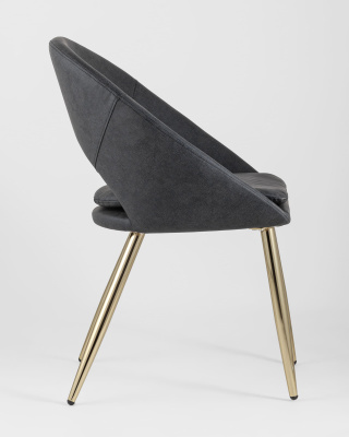 Стул Кензи экокожа темно-серый. Фото №4