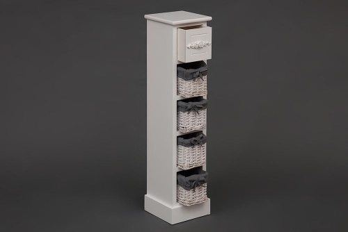 Тумба с 4 корзинами и ящиком Floral 5 mod. HX16-002NS. Фото №9