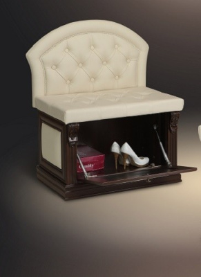 Банкетка со спинкой с дверкой Б5.11-8. Фото