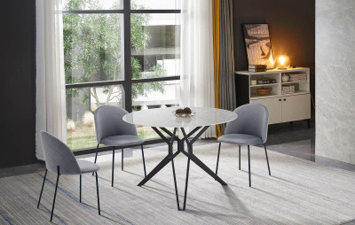 Стол DT-63 серый мрамор фото Стол DT-63 серый мрамор. Фото №4